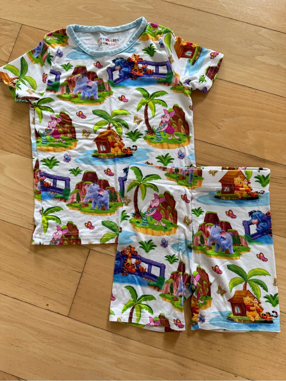 Winnie the Pooh & Friends Kids Bamboo Pajama Set